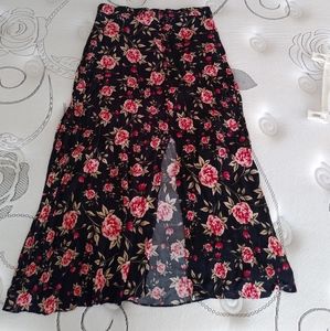 Philosophy Floral Full Length Skirt size 12